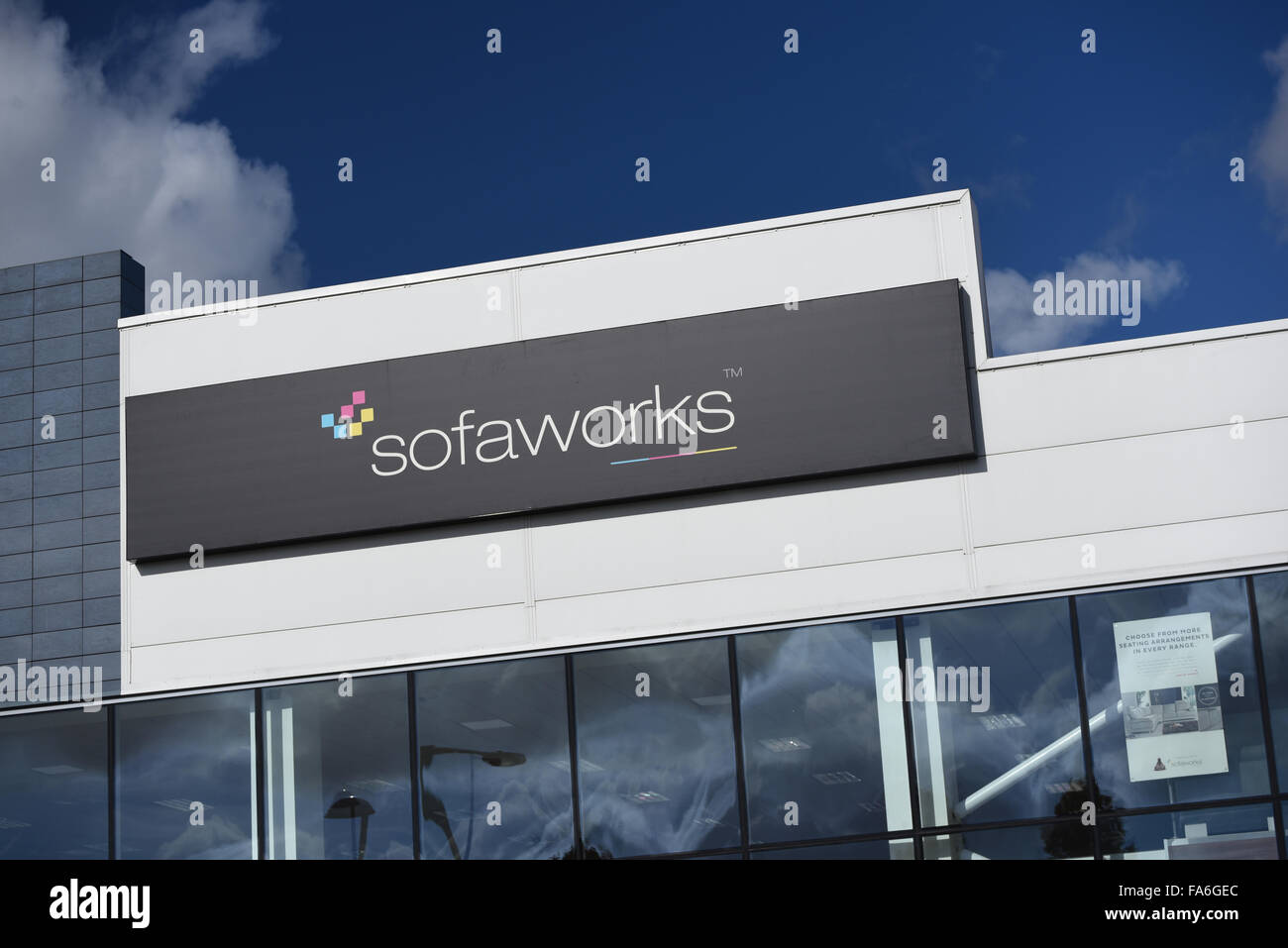 sofaworks shop, solihull, uk Stock Photo