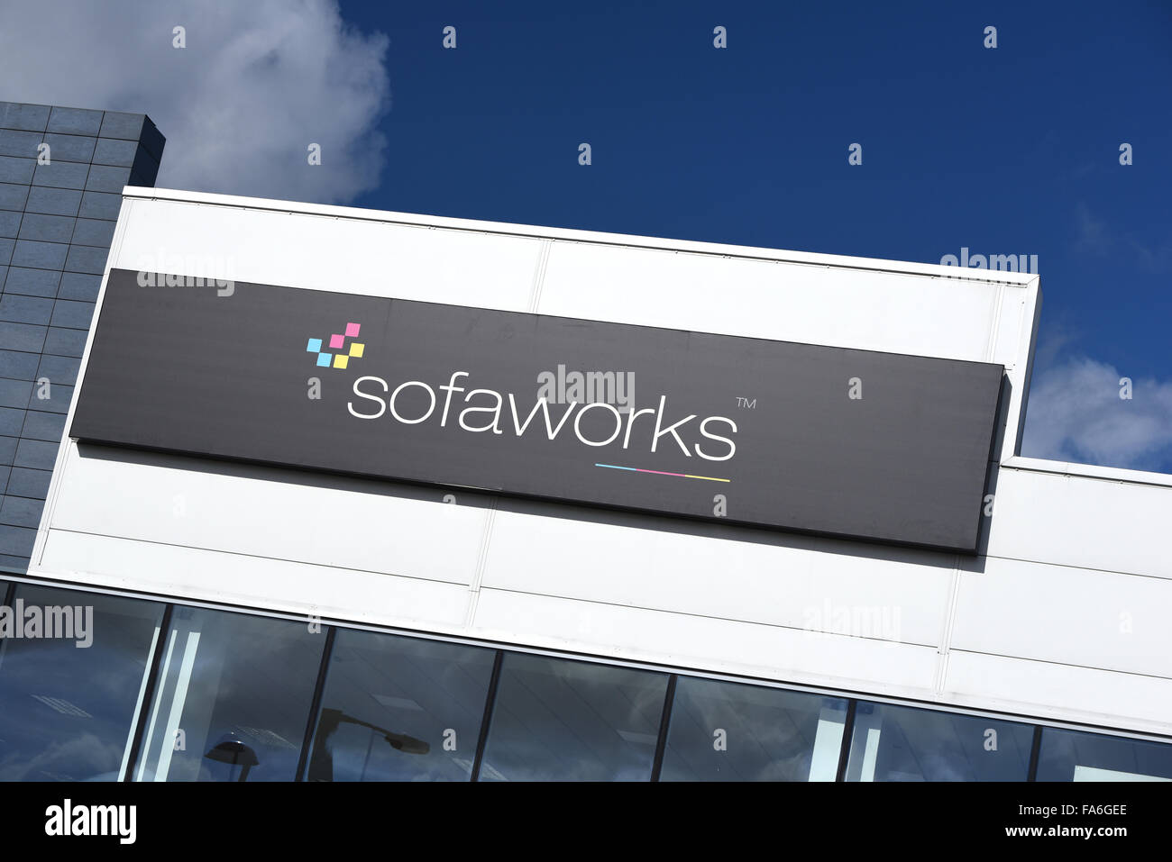 sofaworks shop, solihull, uk Stock Photo