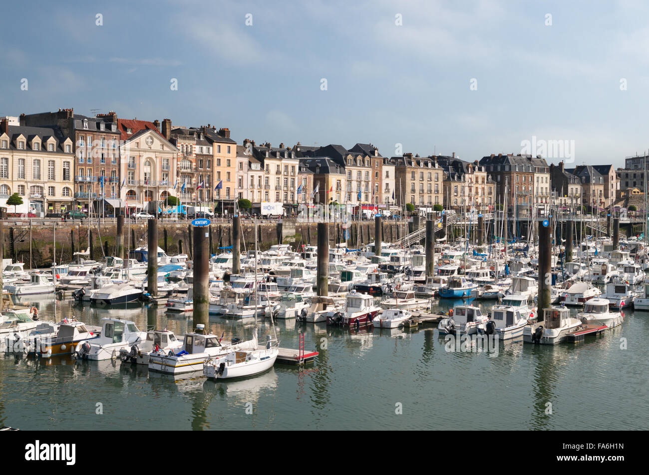 The marina in Dieppe, Seine-Maritime, Normandy, France, Europe Stock Photo