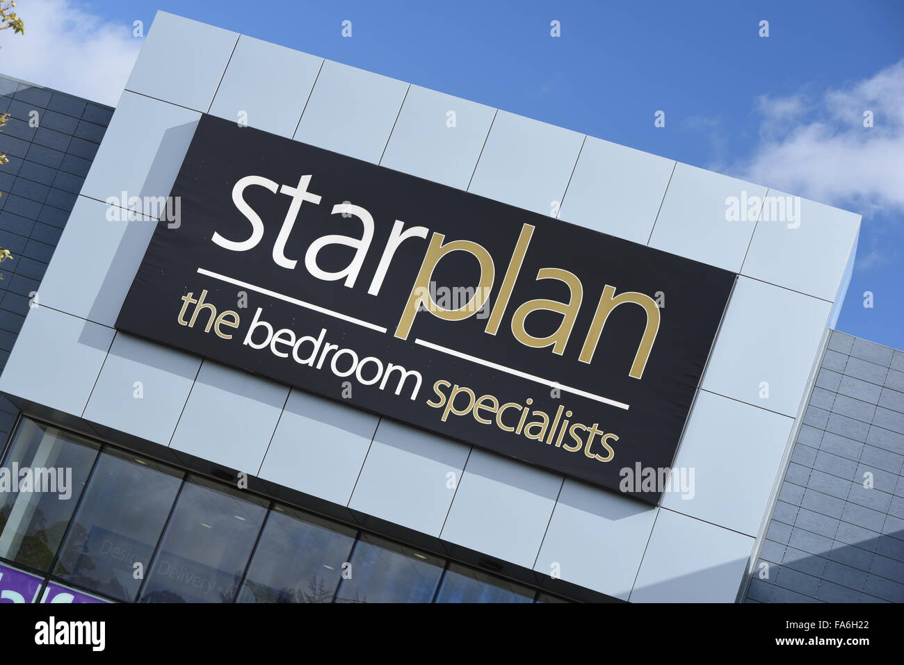 Starplan bedroom shop, solihull uk Stock Photo Alamy