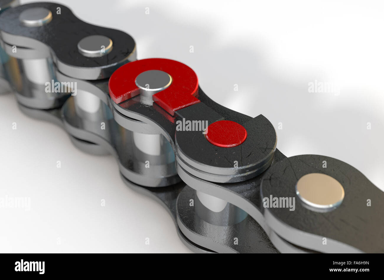 Chain missing link question mark hi-res stock photography and images ...