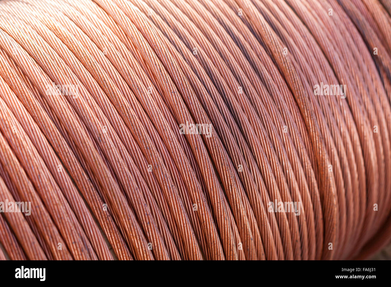 Spool of Copper Wire Stock Photo - Alamy