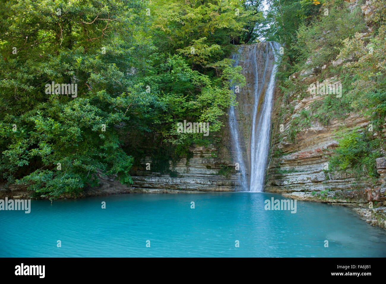 Türkei, westliche Schwarzmeerküste, Provinz Sinop, Erfelek, Erfelek-Wasserfälle Stock Photo