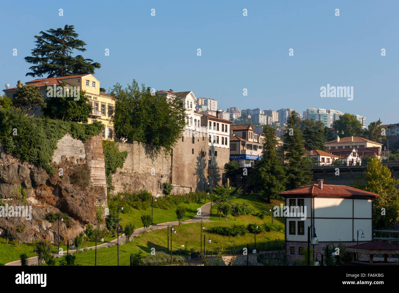 Türkei, östliche Schwarzmeeküste, Trabzon, Zagnos Valley Park Stock Photo