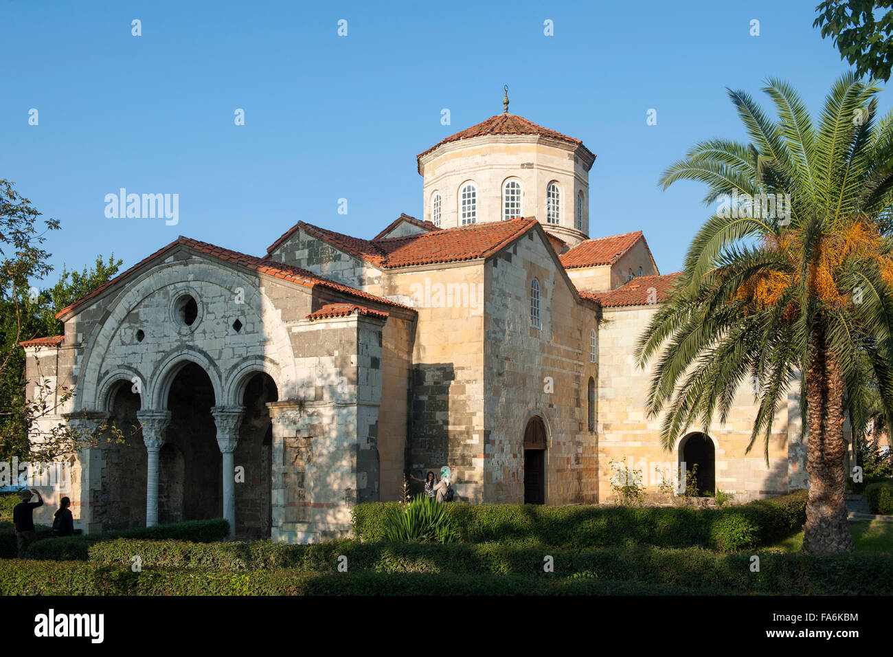 Türkei, östliche Schwarzmeeküste, Trabzon, die Hagia Sophia ist eine große, ehemalige byzantinische Klosterkirche in Trabzon (fr Stock Photo