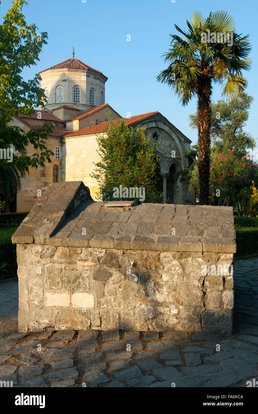 Türkei, östliche Schwarzmeeküste, Trabzon, die Hagia Sophia ist eine große, ehemalige byzantinische Klosterkirche in Trabzon (fr Stock Photo
