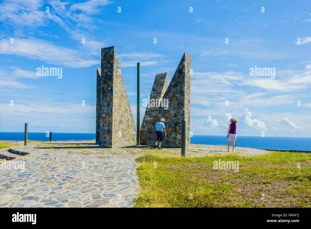Point Udall, easternmost travel point in the United States. Named for