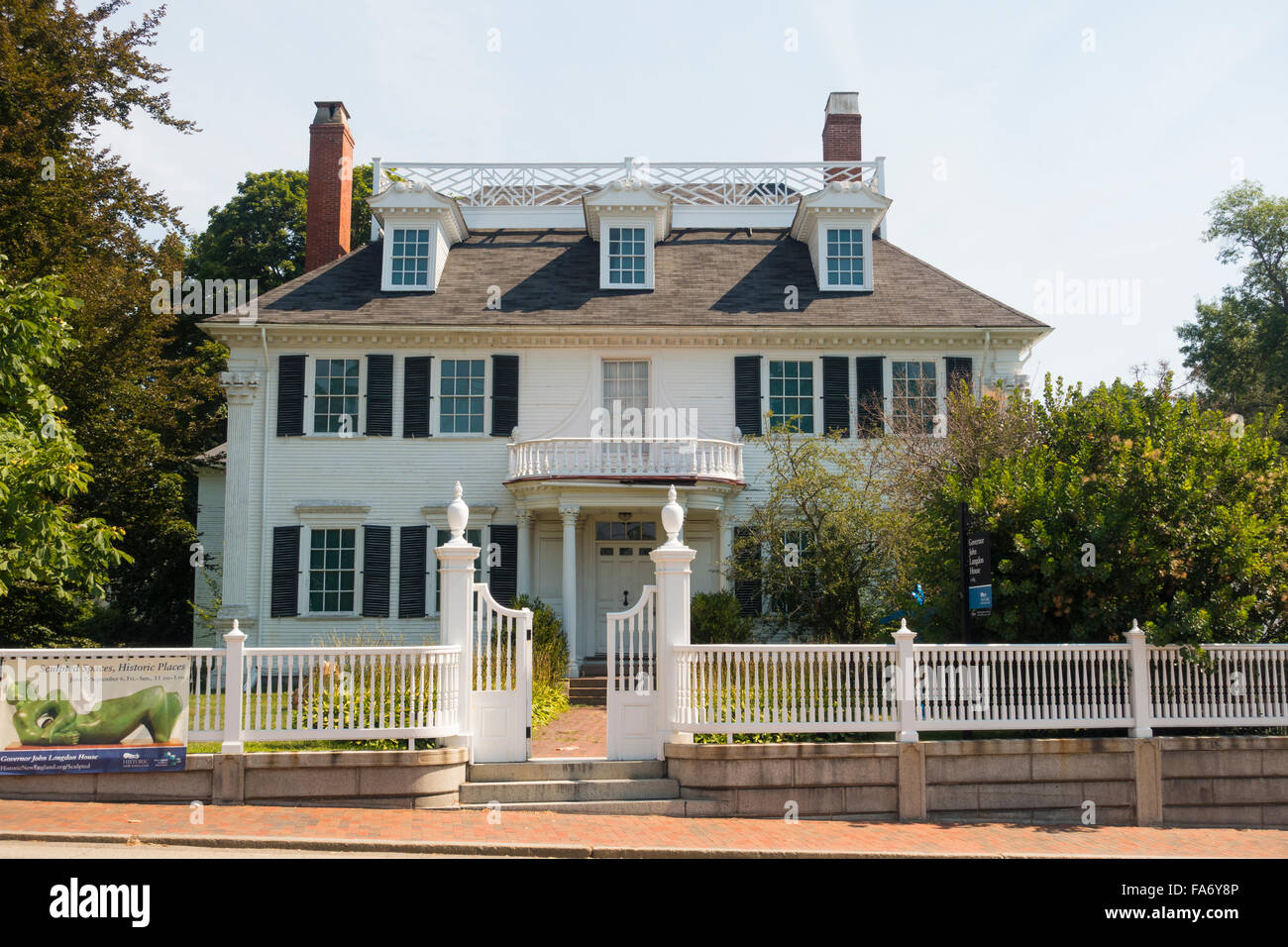 Langdon House Portsmouth NH Stock Photo Alamy
