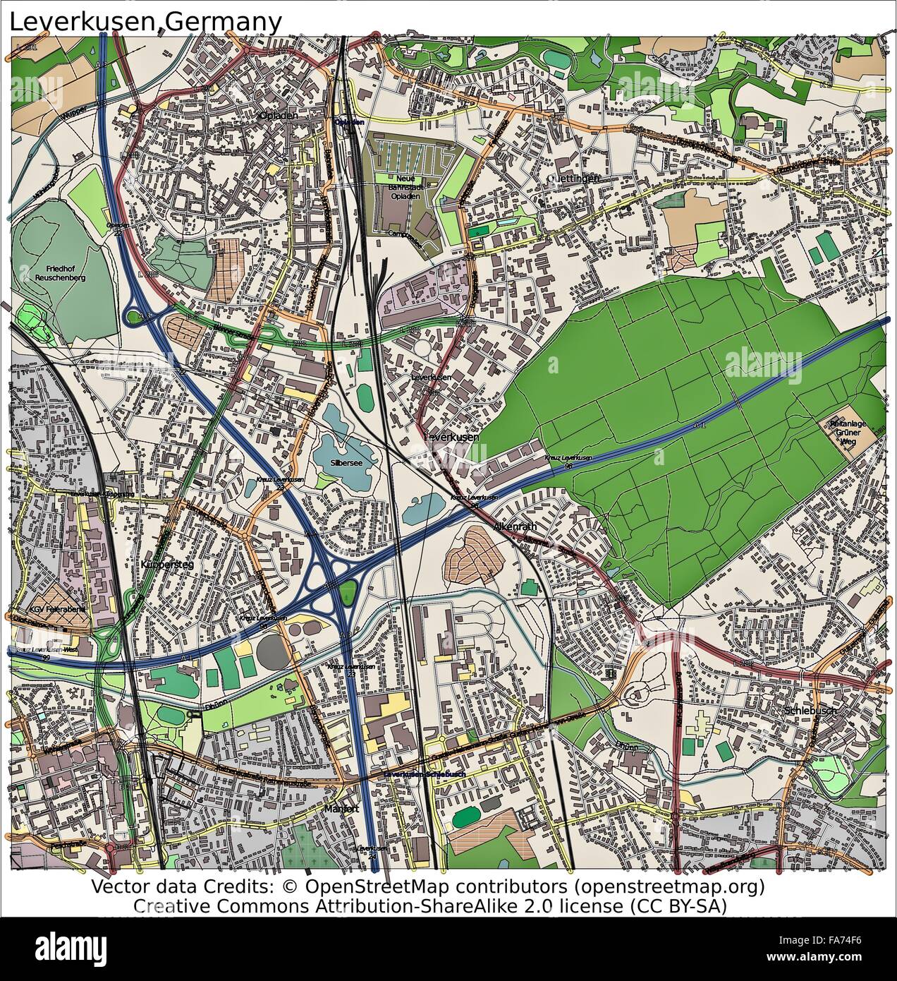 Leverkusen Aerial High Resolution Stock Photography And Images Alamy