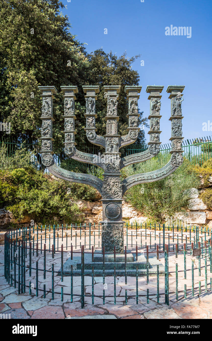 Giant menorah hires stock photography and images Alamy