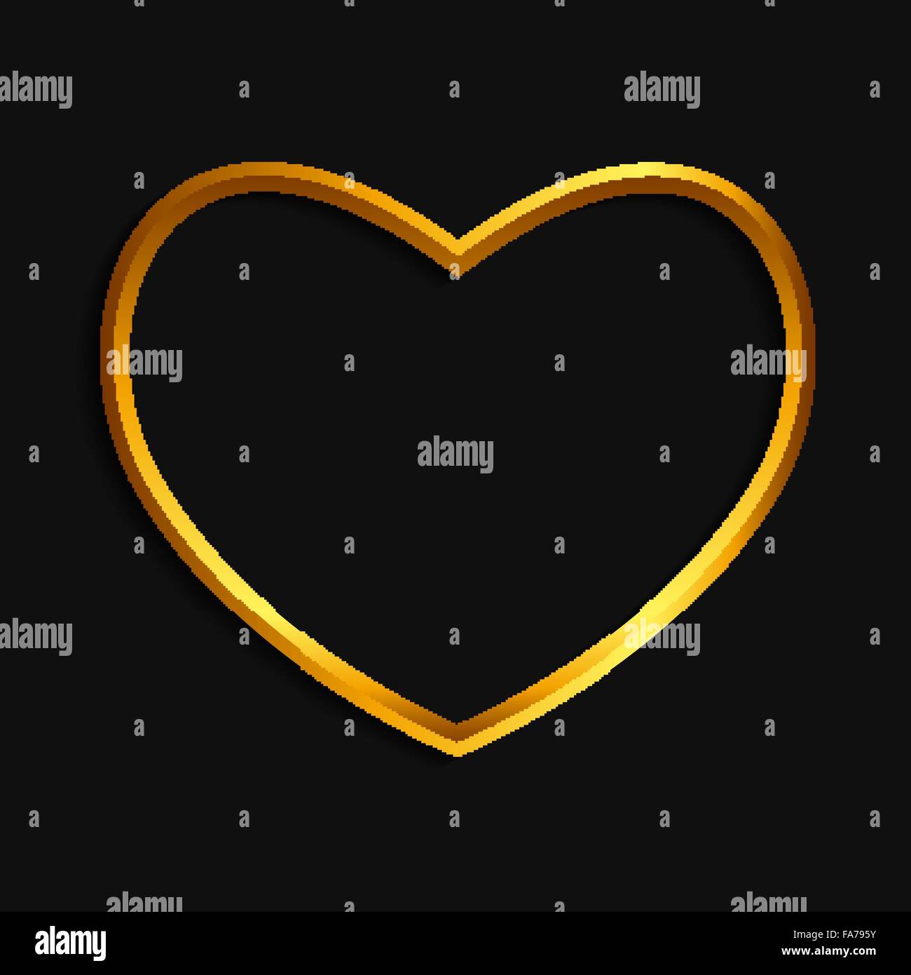 Happy Valentines Day Card. Vector Illustration Stock Vector Image & Art ...