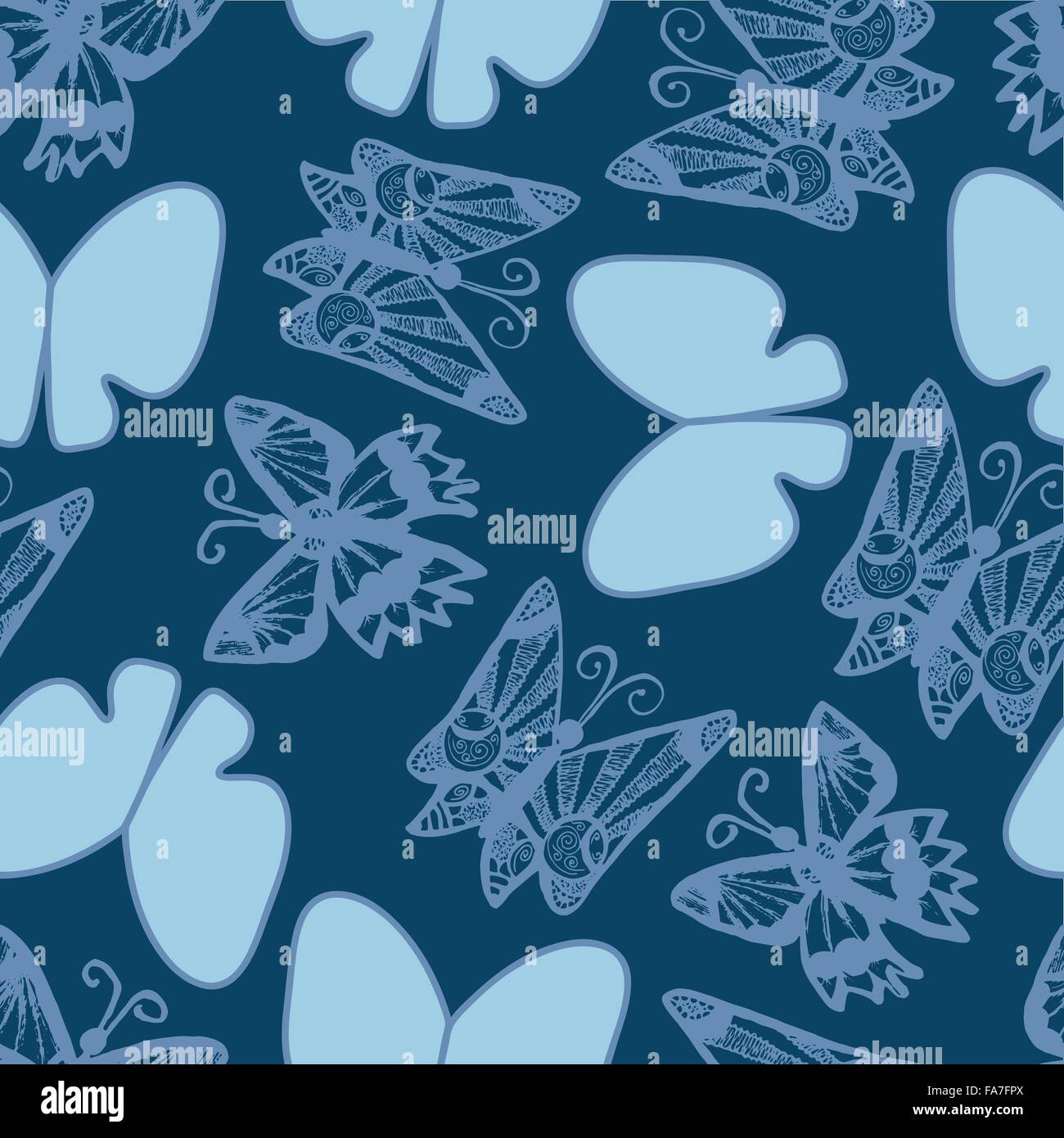 Background with branches, flowers and butterflies Stock Vector Image ...