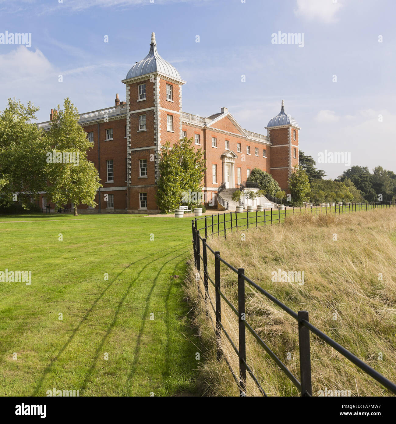 View of the West Front of Osterley House, Middlesex, from the edge of