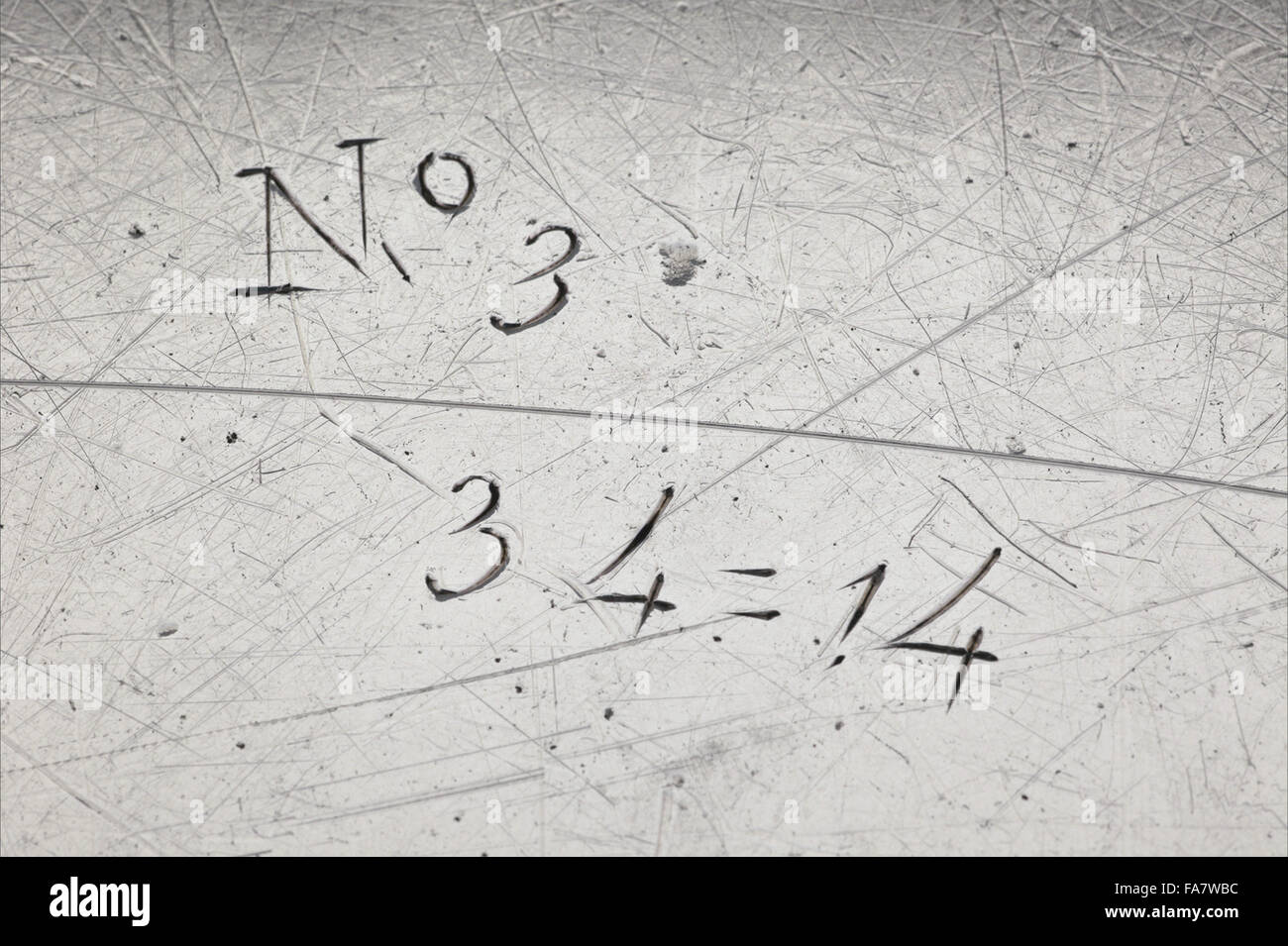 Scratch weight on a salt, part of the silver collection at Ickworth