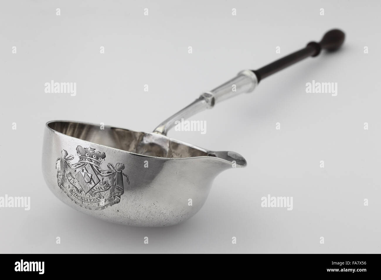 Punch ladle, 1738, part of the silver collection at Ickworth, Suffolk