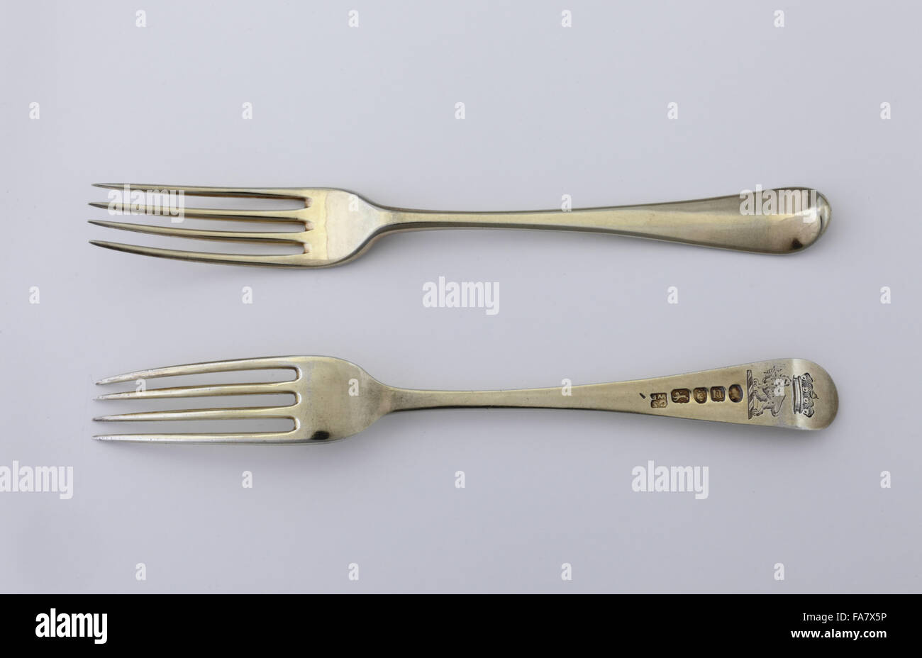 Old silver objects hi-res stock photography and images - Alamy