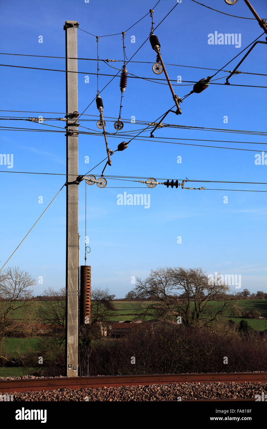 25kv overhead line equipment; East Coast Main Line Railway