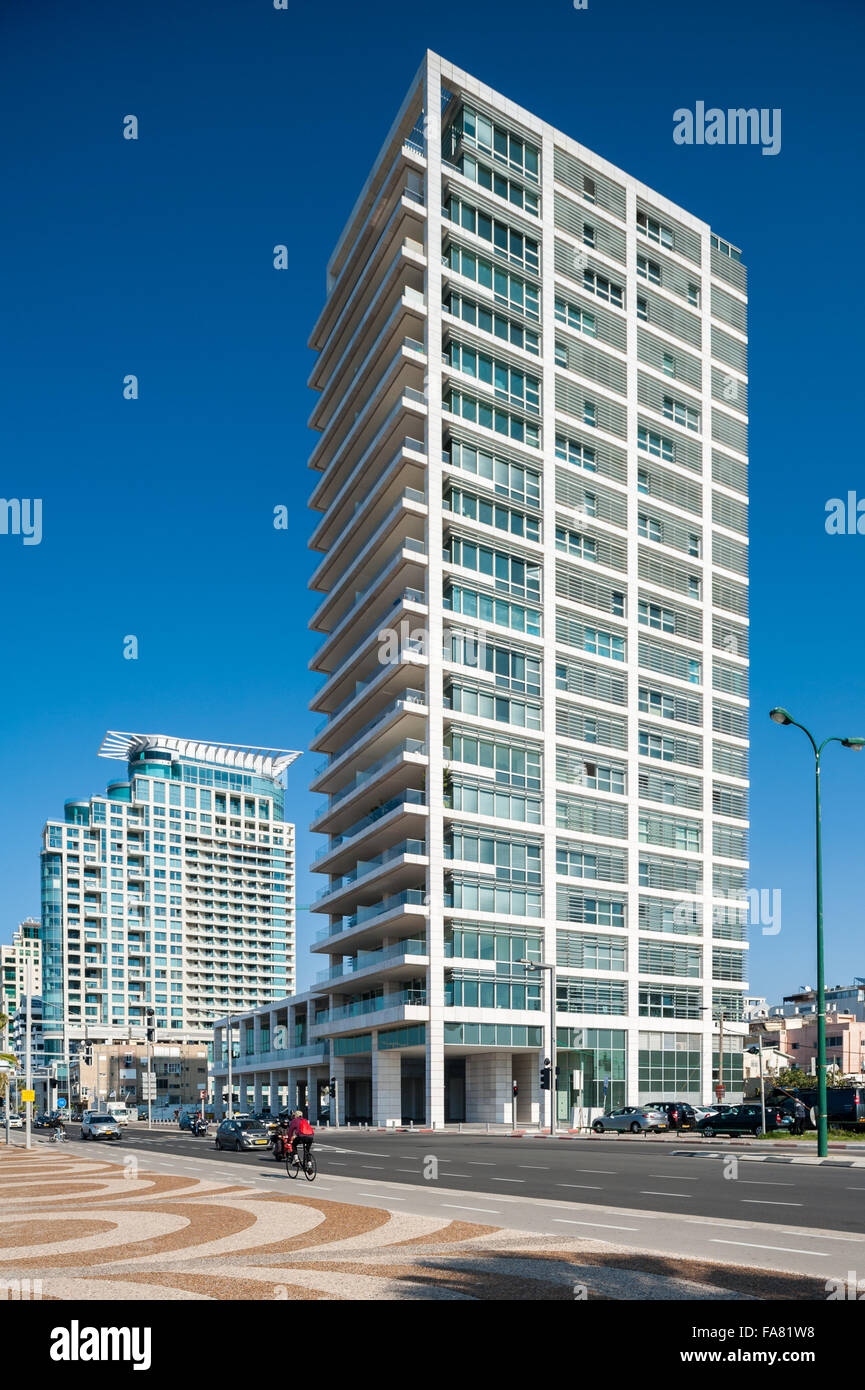 Israel, Tel Aviv, Herbert Samuel street Stock Photo Alamy