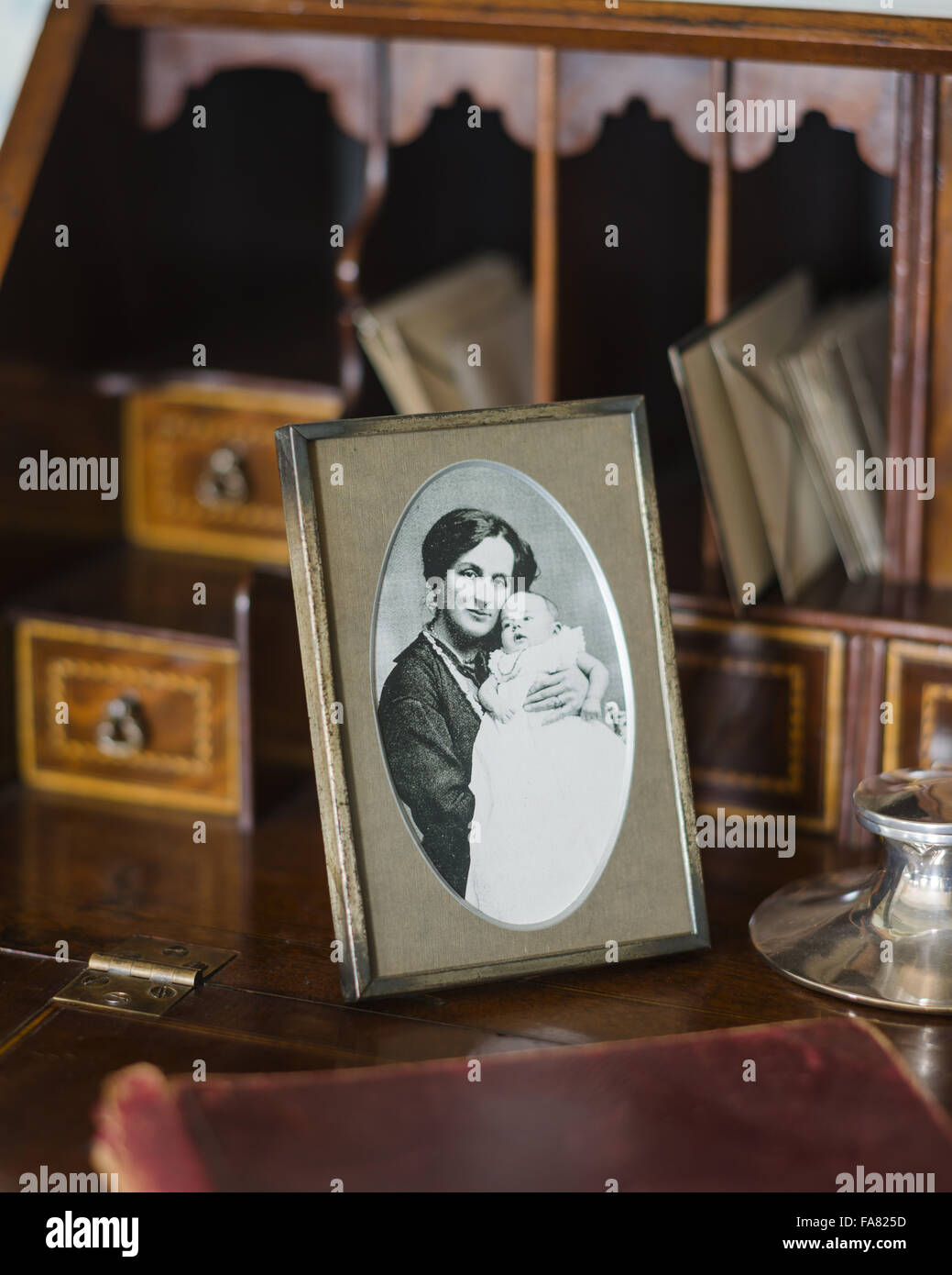 Family photograph at Killerton, Devon. Stock Photo