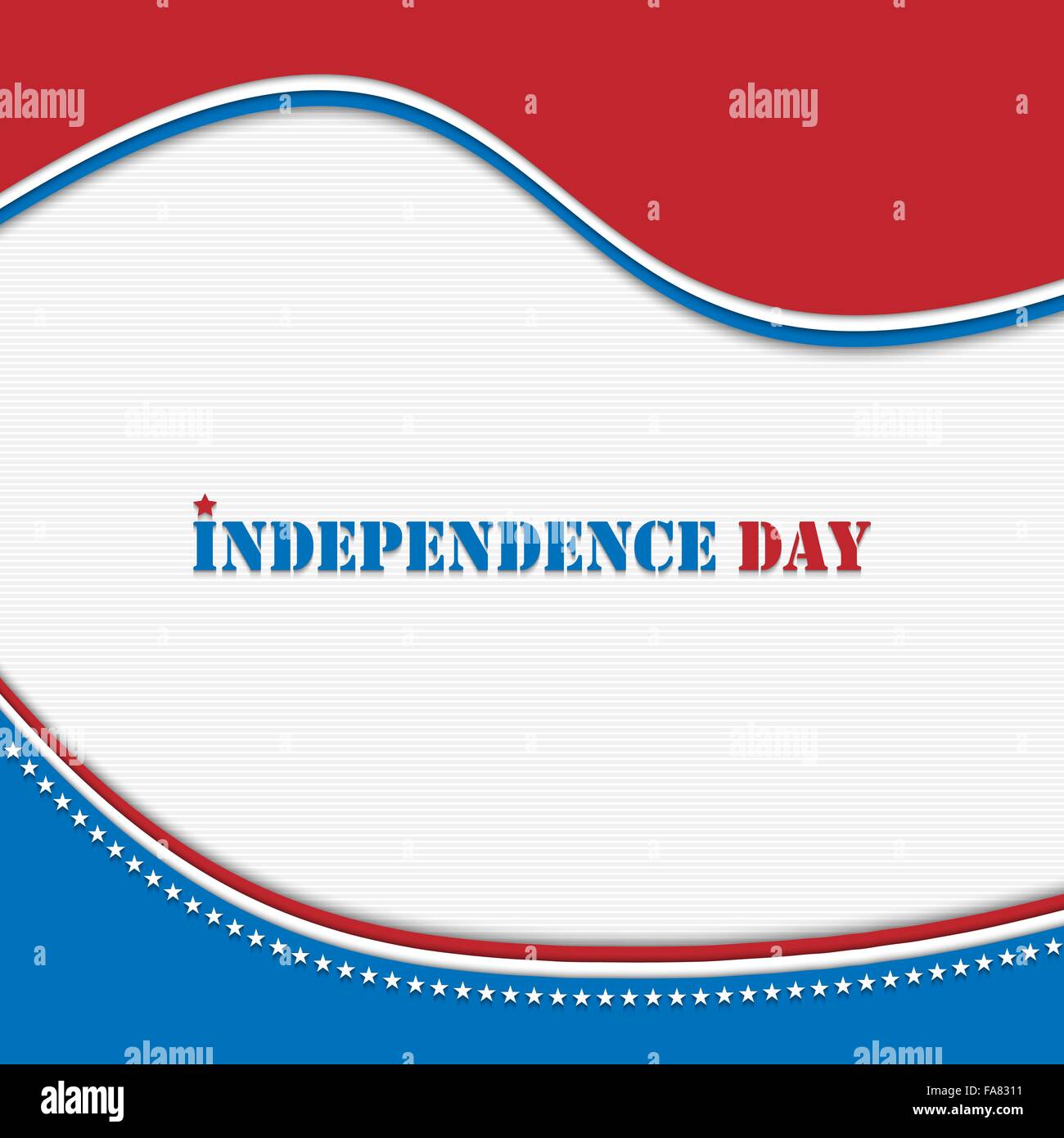 Fourth of july, independence day background for your design Stock Vector