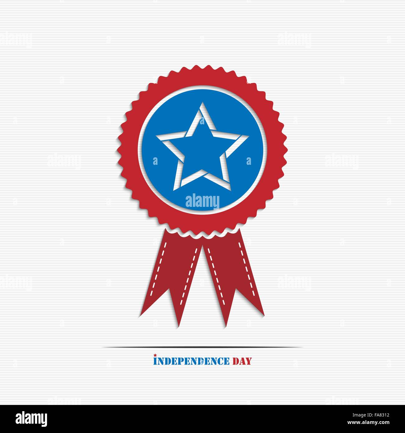 Fourth of july, independence day badge for your design Stock Vector