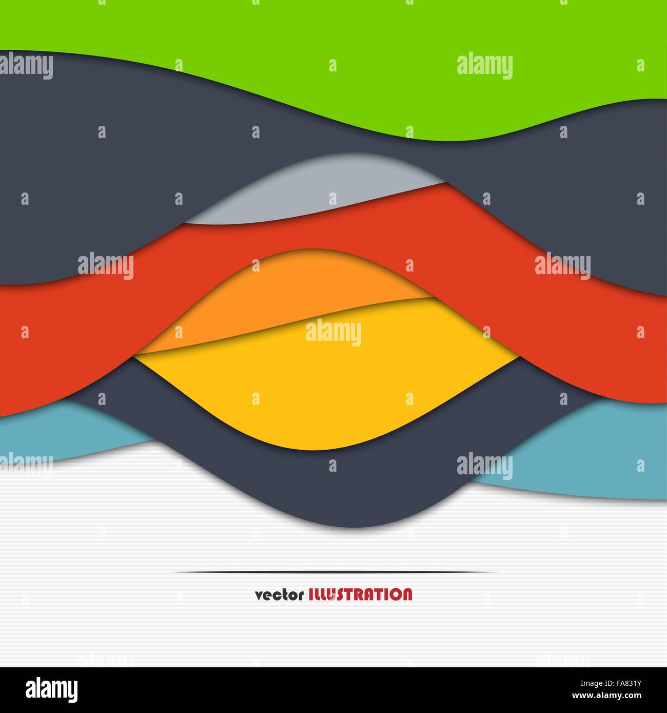 Abstract colored paper template as a background for your design Stock