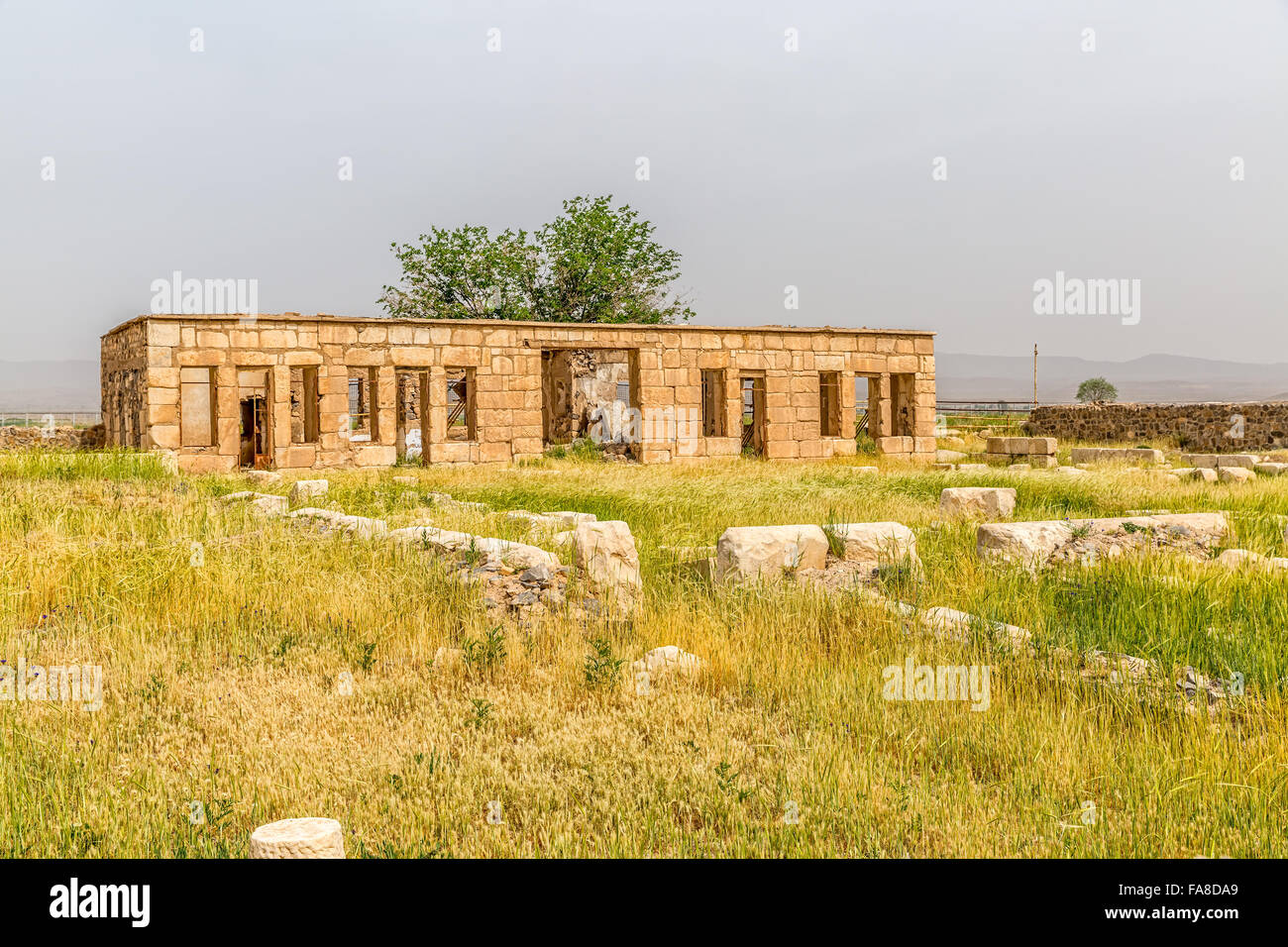 Pasargad Mozaffarid caravansarai Stock Photo