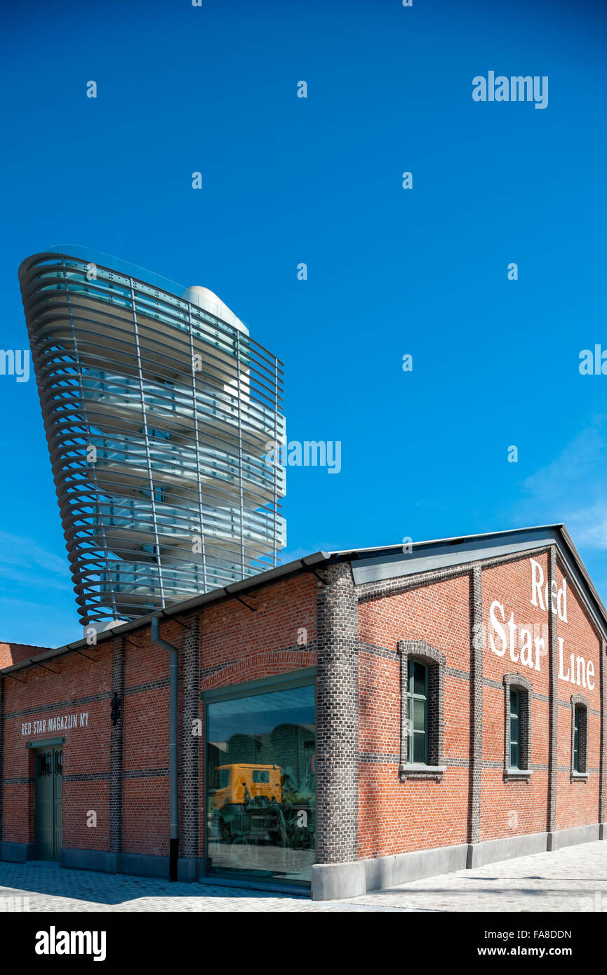 Belgium, Antwerpen - Red star line museum Stock Photo