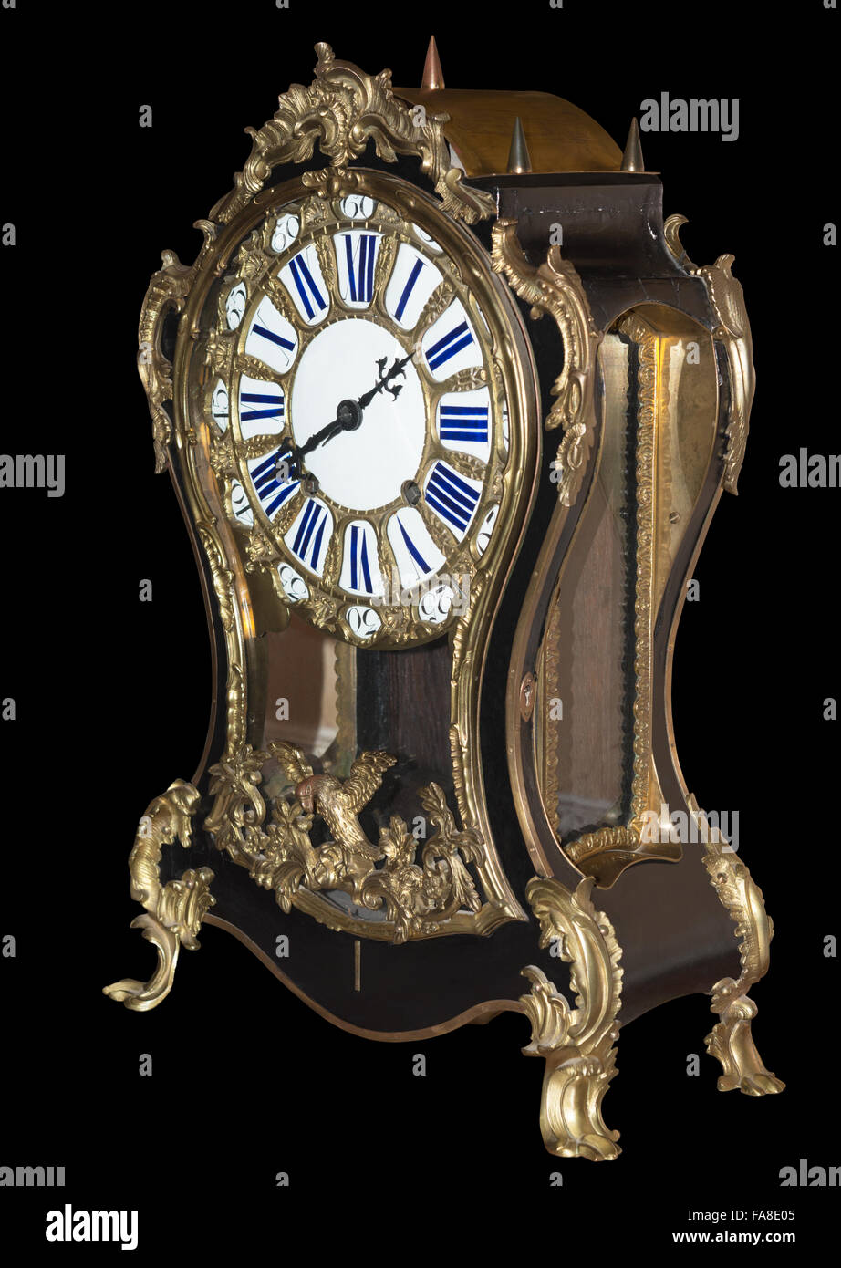 Isolated antique clock Stock Photo