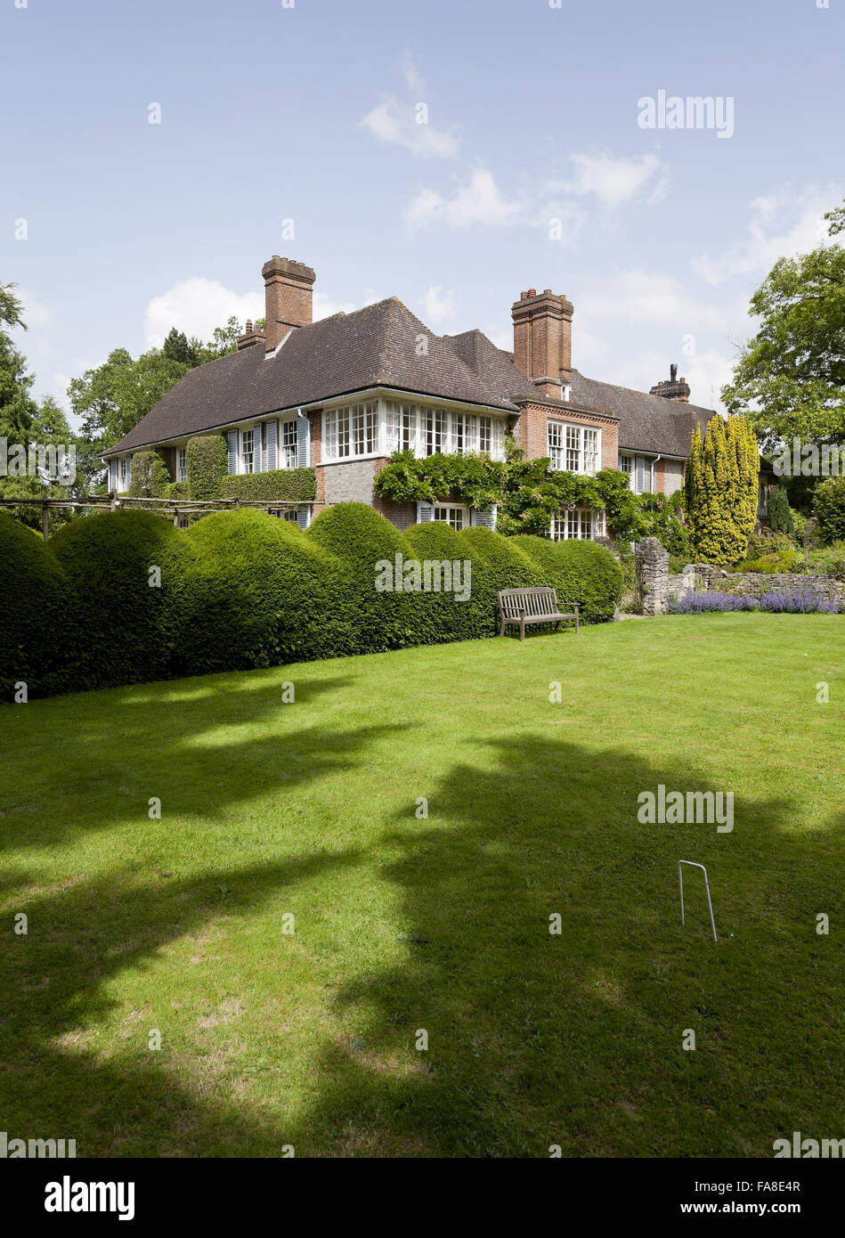 Nuffield Place, Oxfordshire. The house was designed by Oswald Partridge