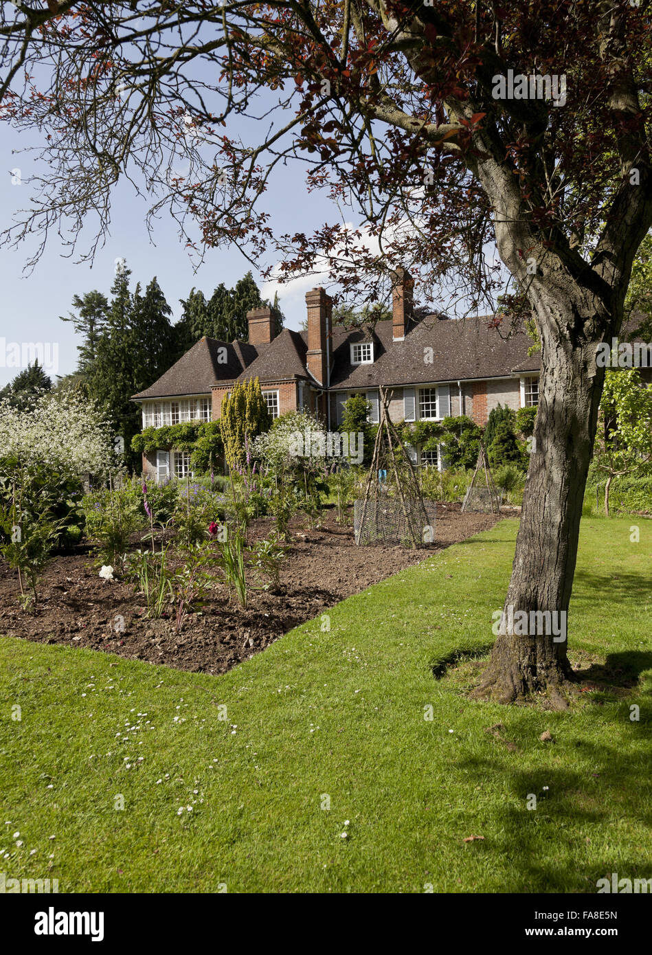 Nuffield Place, Oxfordshire. The house was designed by Oswald Partridge
