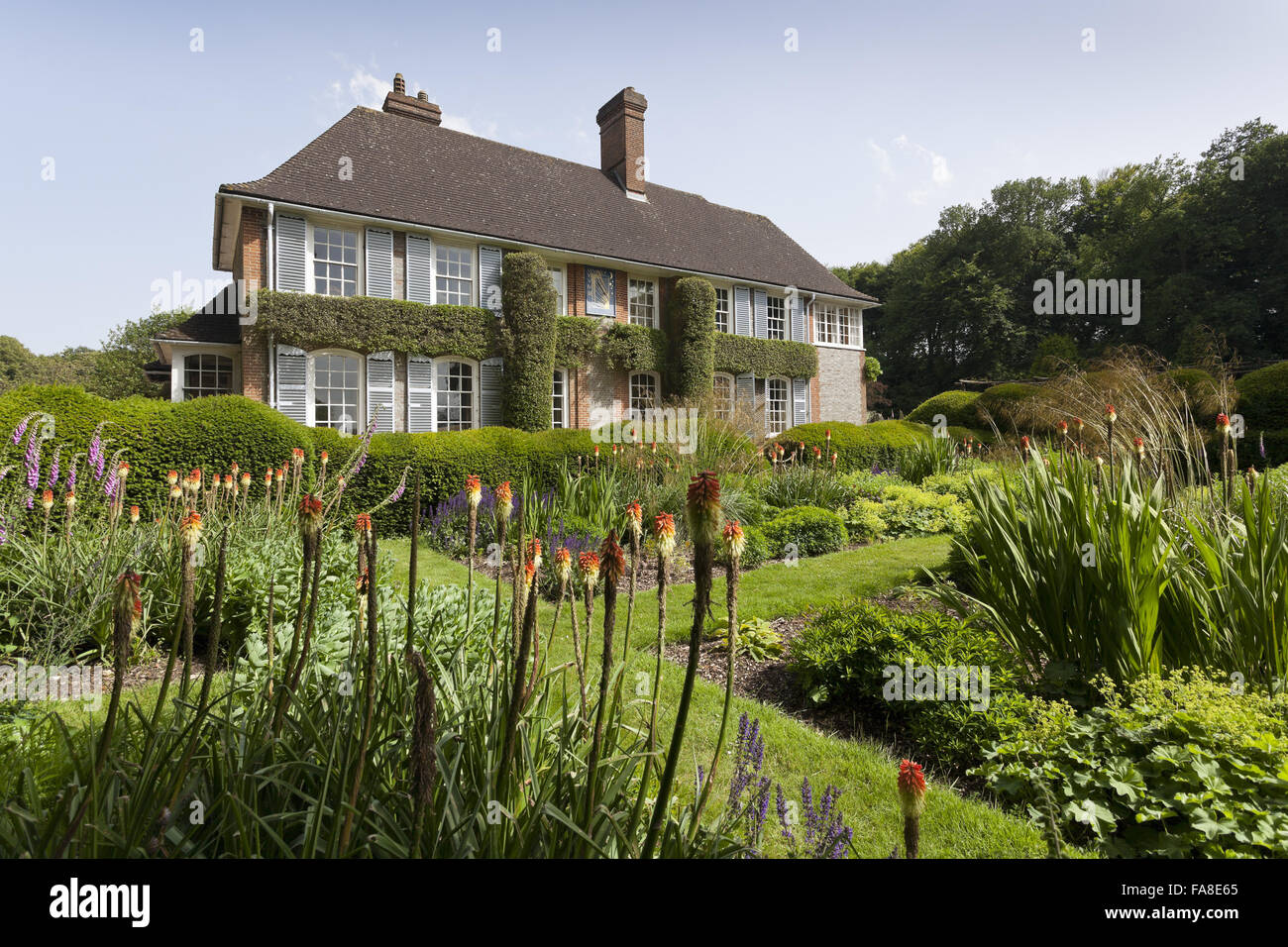 Nuffield Place, Oxfordshire. The house was designed by Oswald Partridge