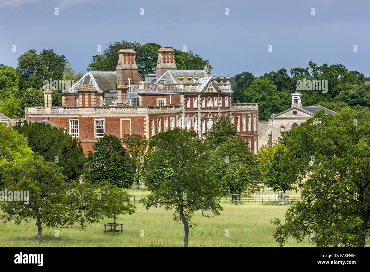 The south front of Wimpole Hall, Cambridgeshire. The seventeenth