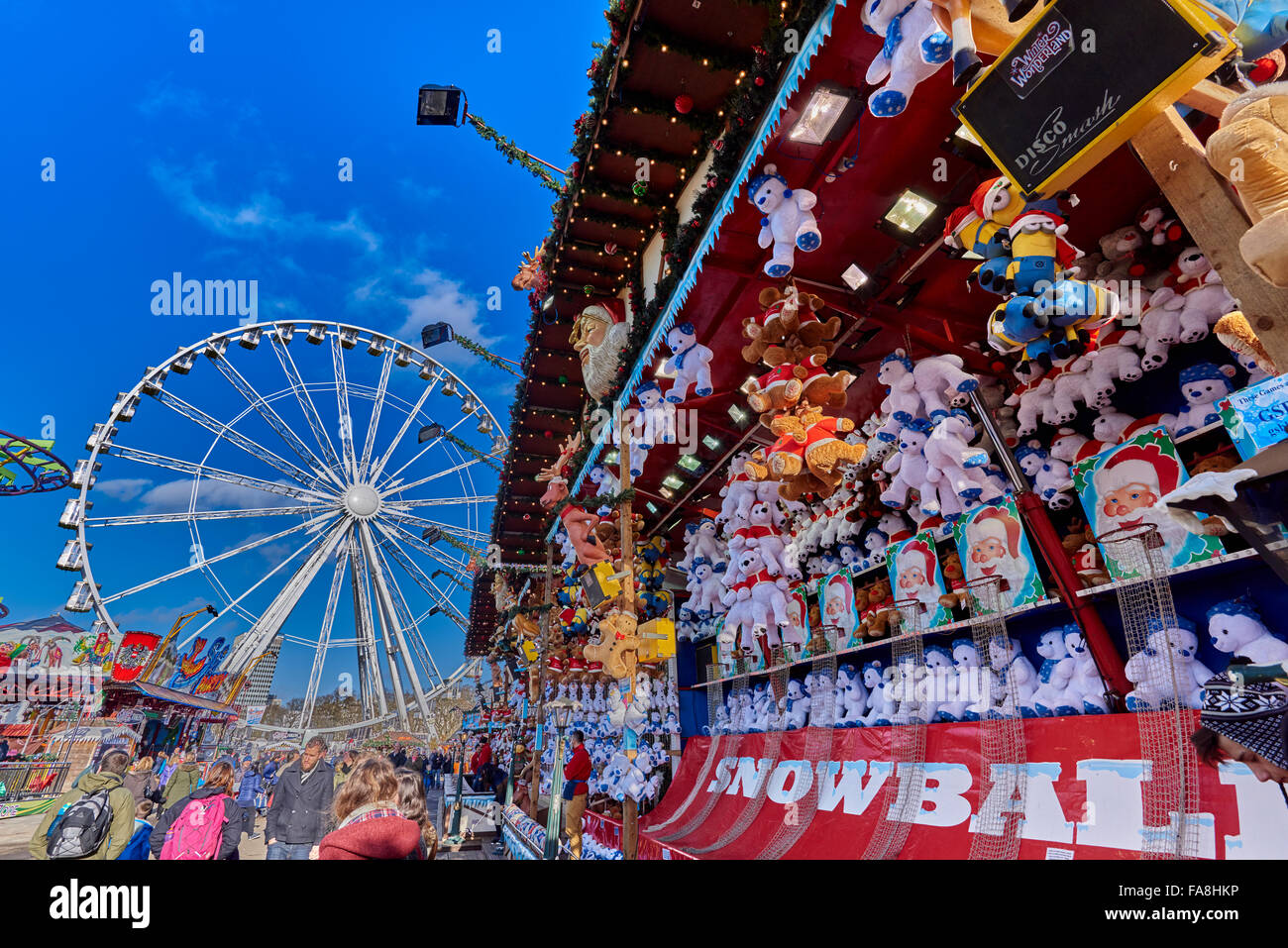 Hyde Park Winter Wonderland London 2015 Stock Photo - Alamy