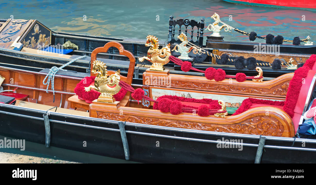 gondolas in world famous Venice lagoon Stock Photo - Alamy