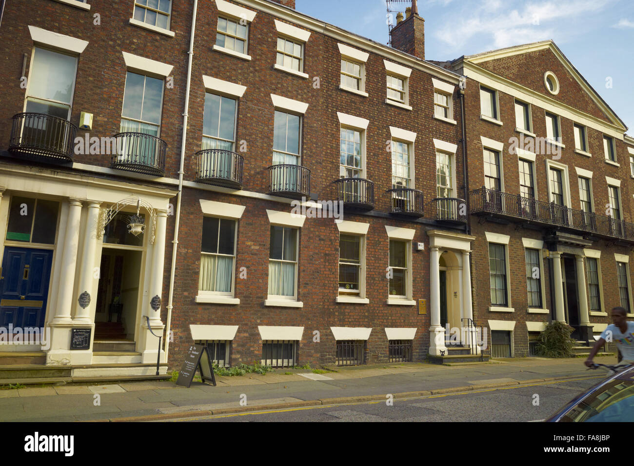 The terrace of houses including The Hardmans' House, Rodney Street
