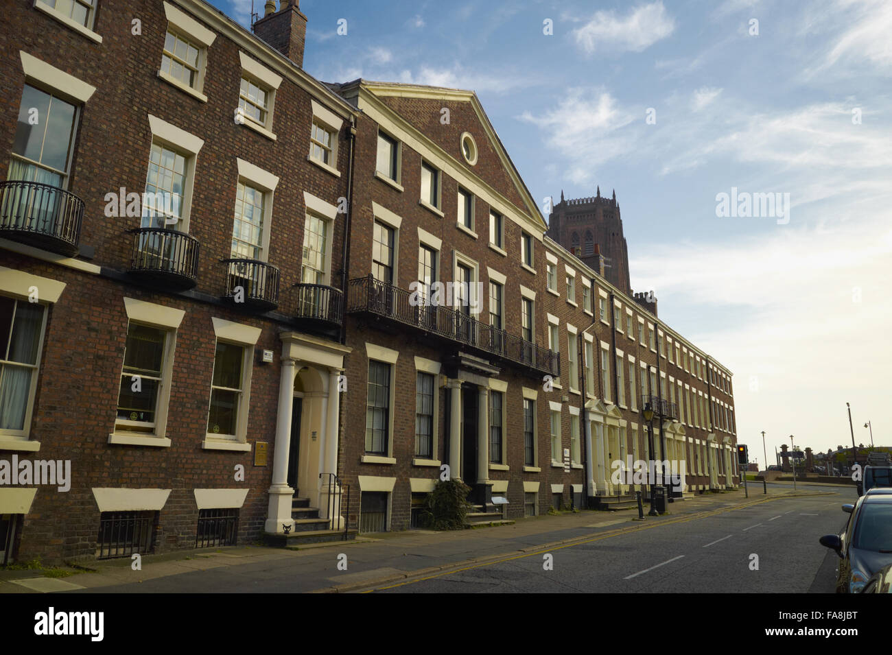 The terrace of houses including The Hardmans' House, Rodney Street