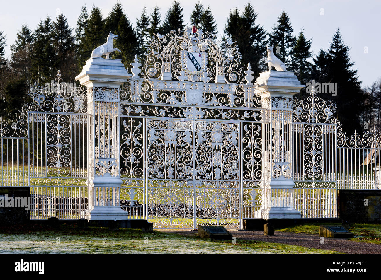 18th century wrought iron gates High Resolution Stock Photography and Images Alamy