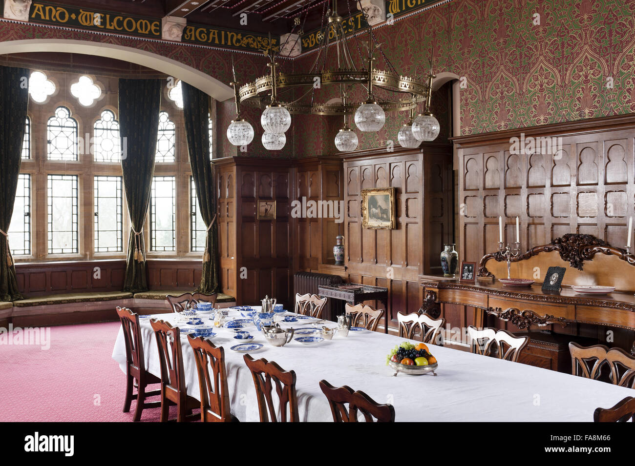 The Dining Room At Knightshayes Court Devon Stock Photo Alamy The Dining Room At Knightshayes Court Devon Stock Photo Alamy