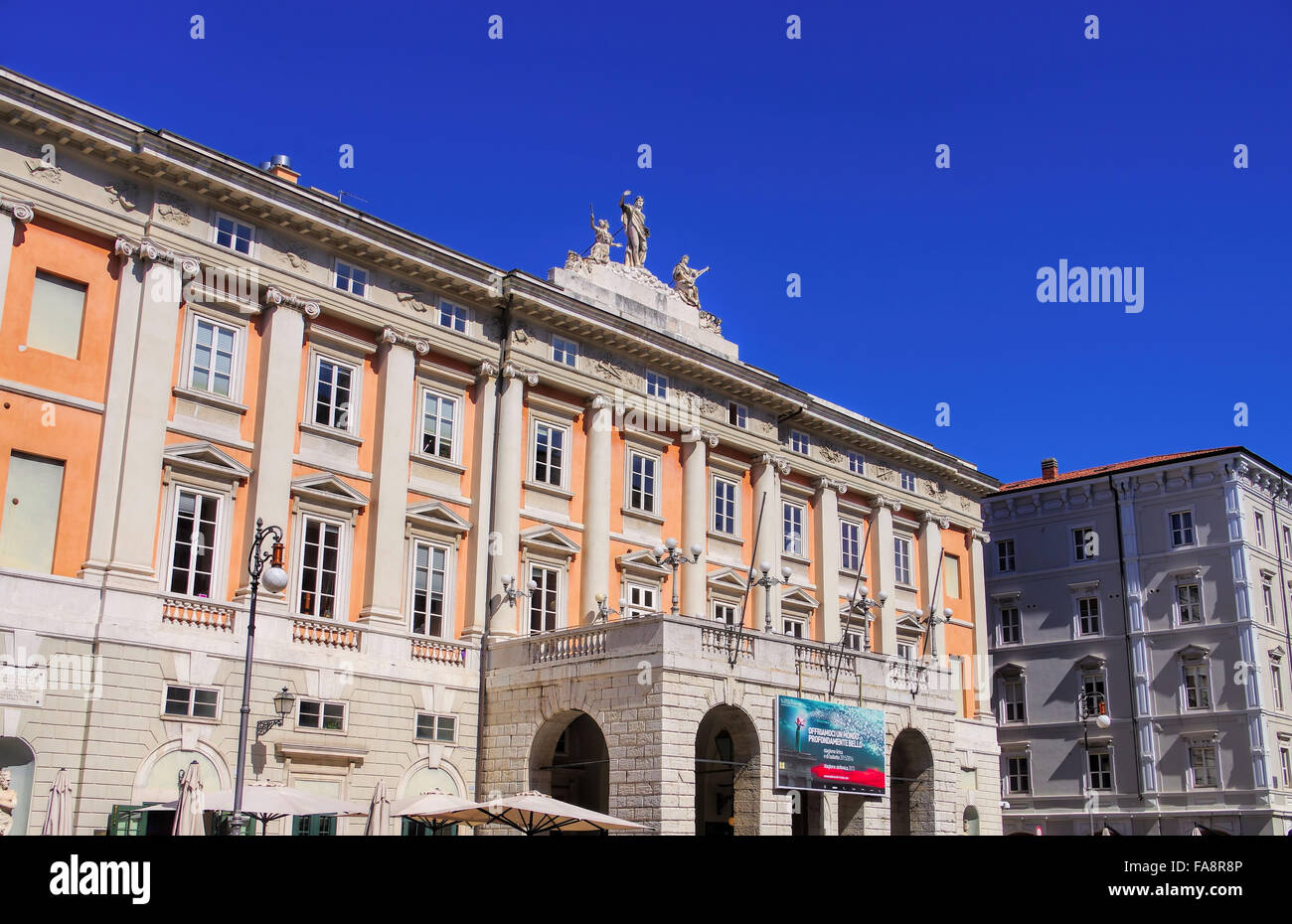 Triest Theater - Trieste theatre 01 Stock Photo