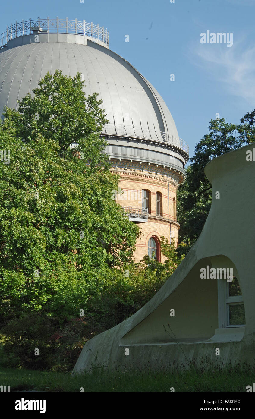Potsdam Observatory Great Refractor & Einsteinturm Stock Photo - Alamy