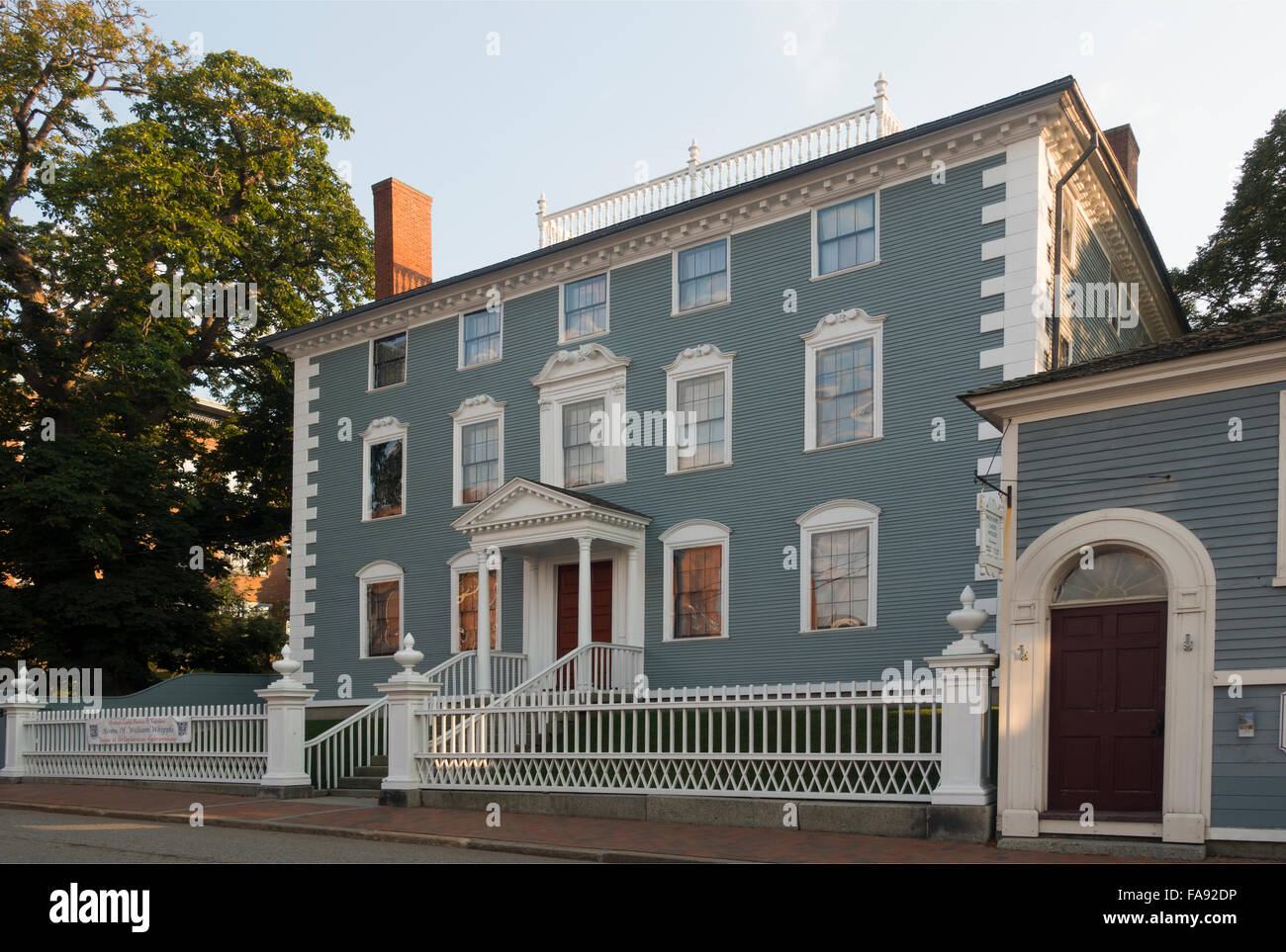 William Whipple house Portsmouth NH Stock Photo Alamy