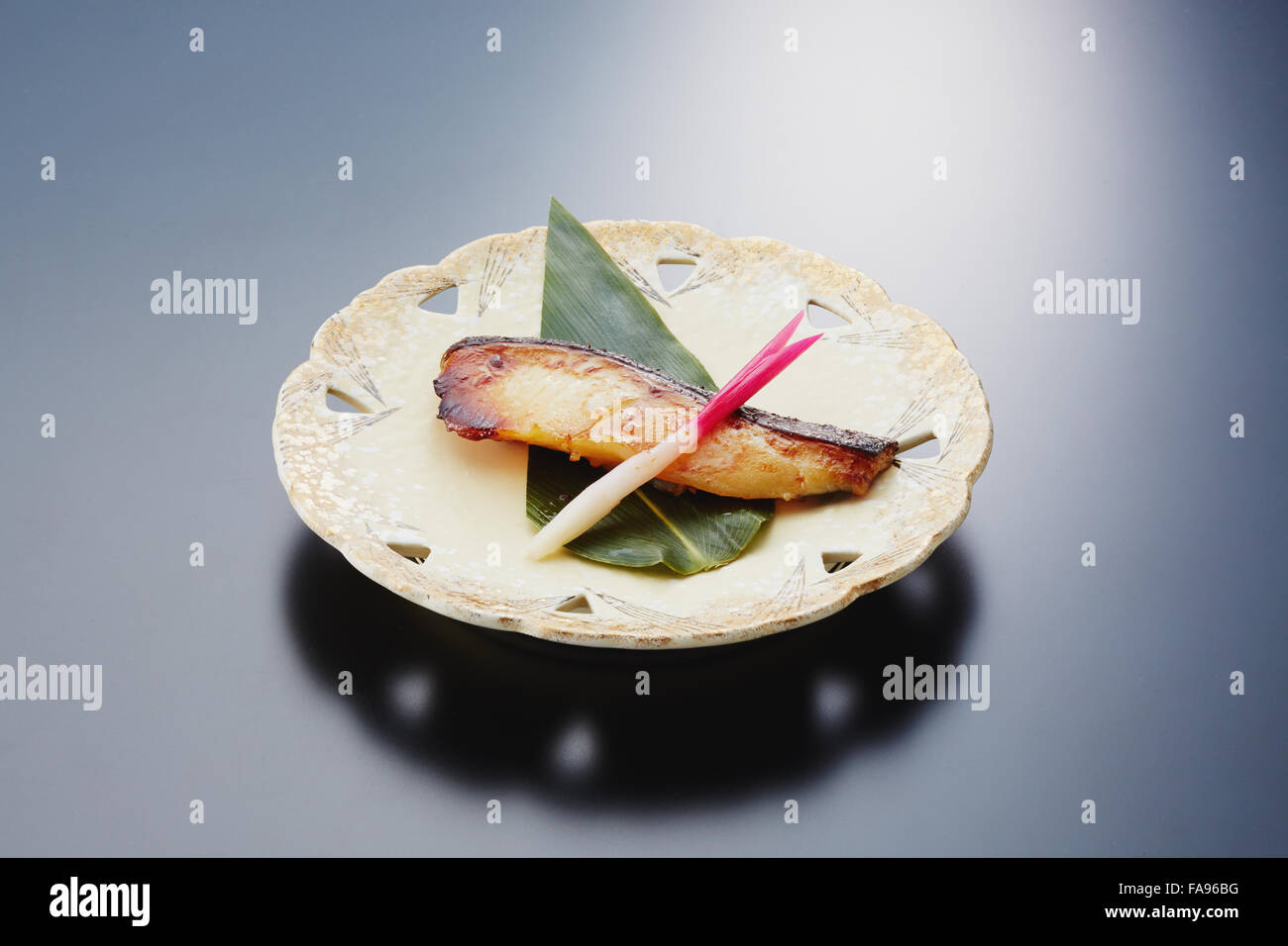 Japanesestyle grilled fish Stock Photo Alamy