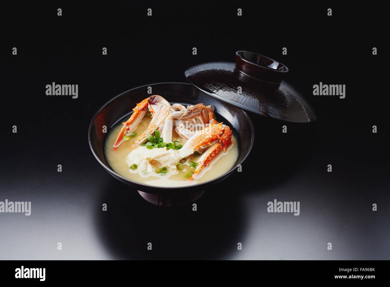 Japanesestyle crab soup Stock Photo Alamy