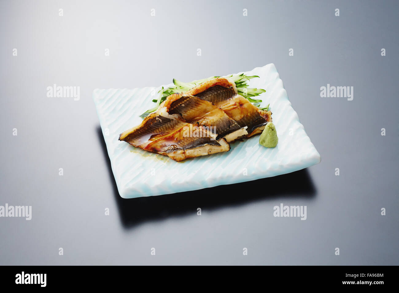 Japanesestyle grilled fish Stock Photo Alamy