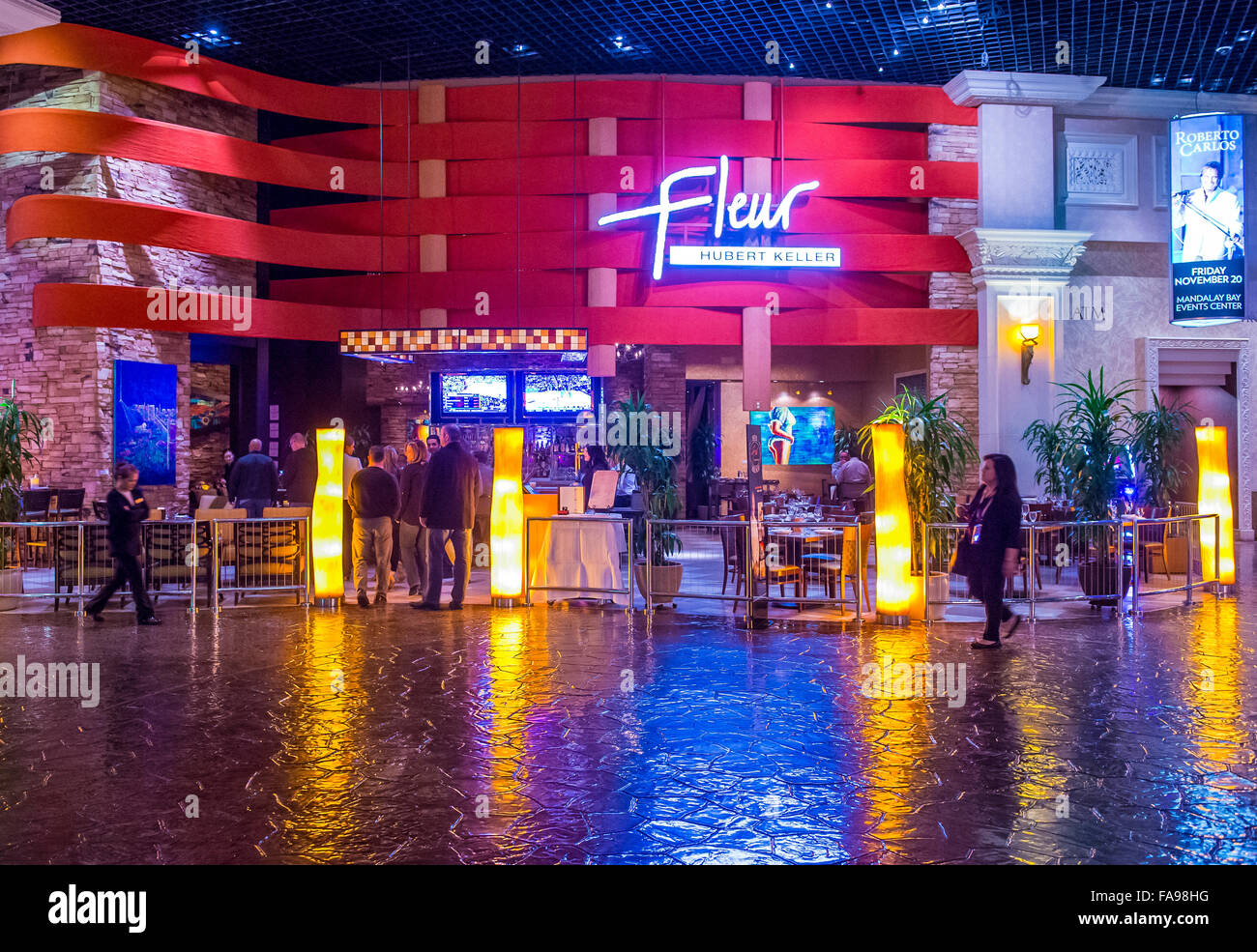 The Fleur by Hubert Keller restaurant in Mandalay Bay hotel in Las Vegas Stock Photo Alamy