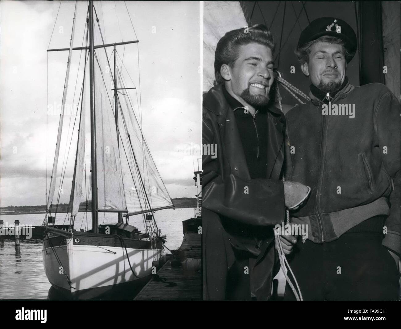 1972 - Pictured are Americans Milton Blair (left) and Rick Paschal (right). They want to cross the Atlantic in their 12.5m long sailboat. Parisians & Tourists Find Shade on Seine Banks From Paris Heat © Keystone Pictures USA/ZUMAPRESS.com/Alamy Live News Stock Photo