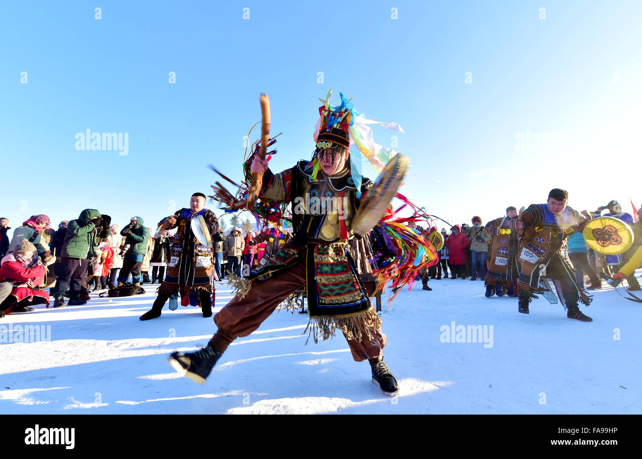 Hulun Buir, China's Inner Mongolia Autonomous Region. 24th Dec, 2015