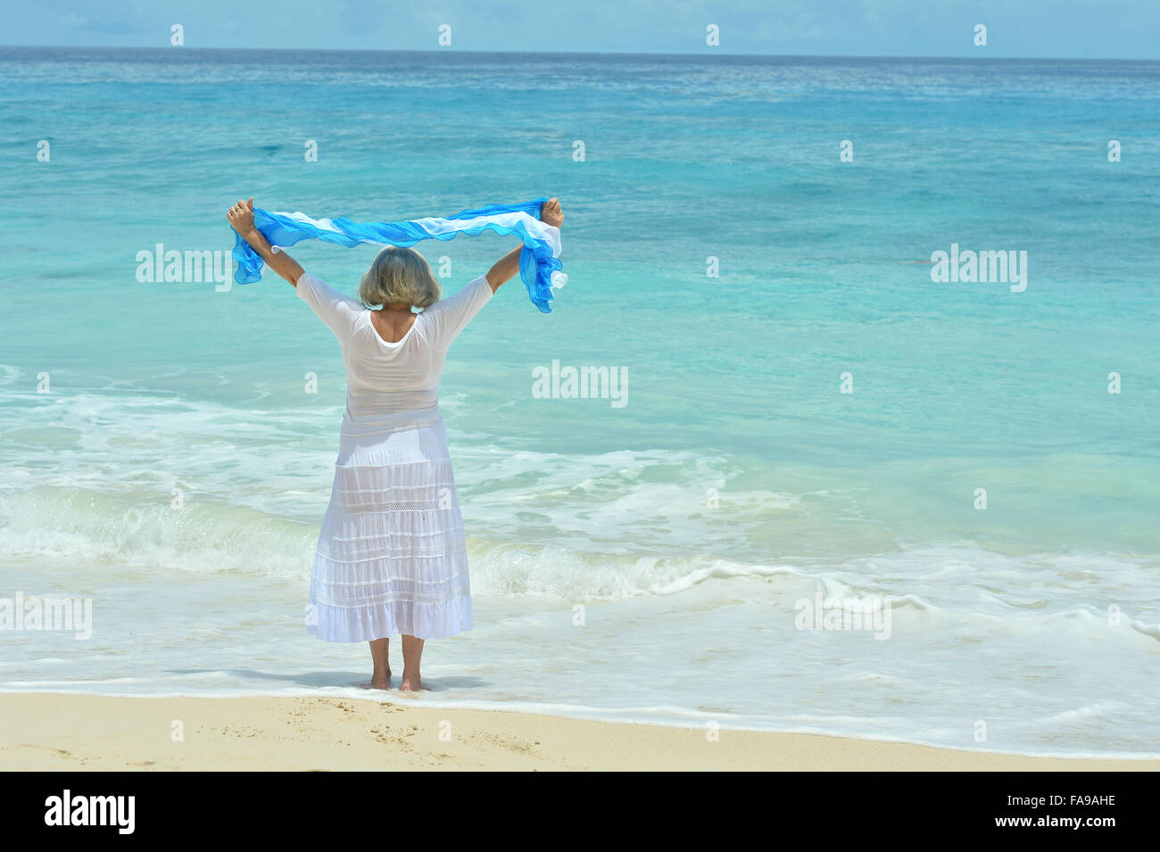 Elderly beach care hi-res stock photography and images - Alamy