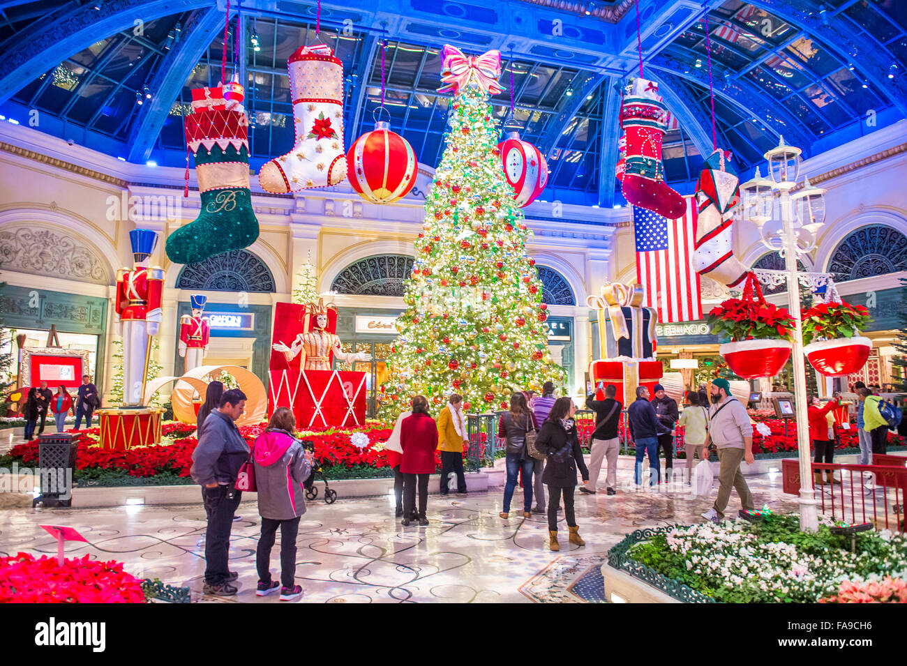 PHOTOS: Bellagio Conservatory unveils holiday display on Las Vegas Strip